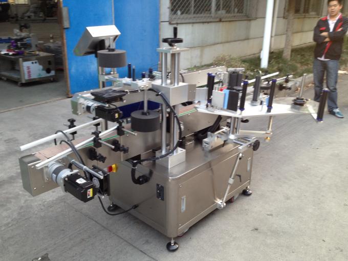 ขวดกลมกาวเย็นตัวติดฉลากพื้นผิวเรียบ 1.0KW มอเตอร์ใช้งานง่าย