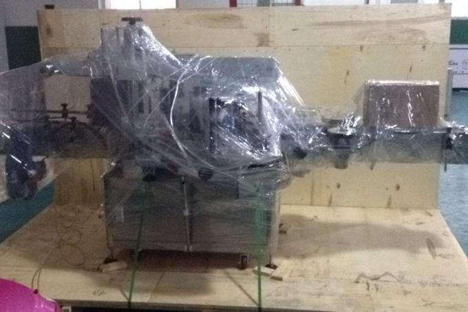 เครื่องติดฉลากขวดอลูมิเนียมอัลลอยด์สำหรับขวดกลมเครื่องติดฉลากอุตสาหกรรม