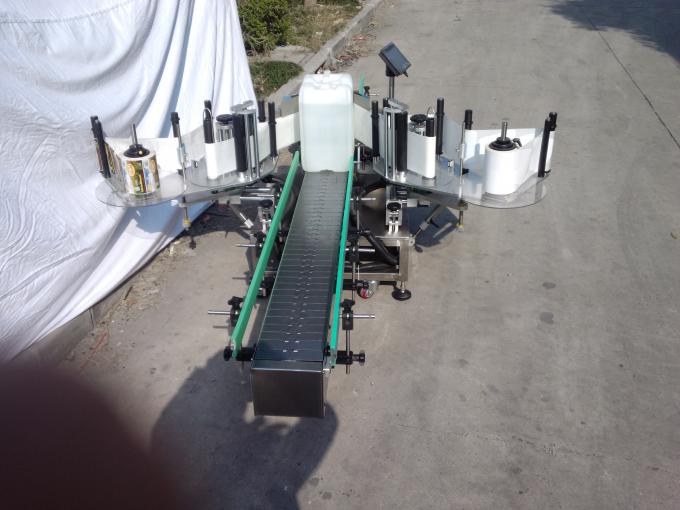 เครื่องติดฉลากขวดอัตโนมัติแบบกำหนดเองสำหรับสติกเกอร์ฉลากขวดเพนิซิลลินขนาดเล็ก