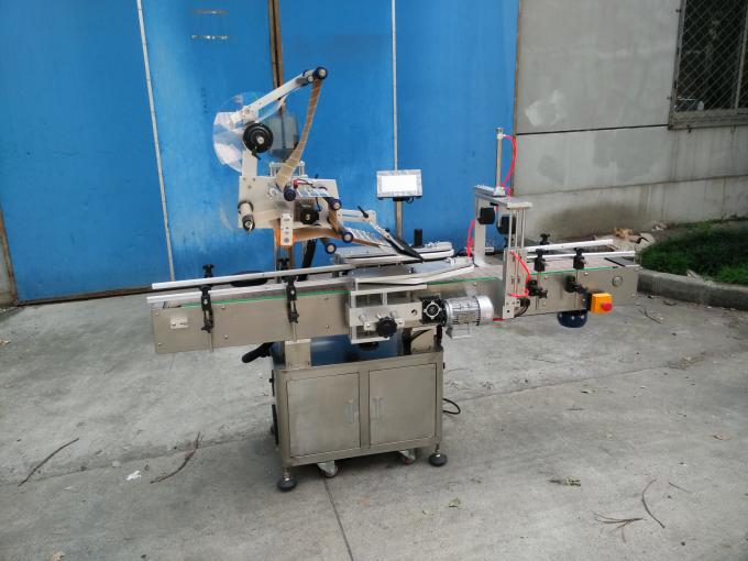 เครื่องติดฉลากขวดอัตโนมัติแบบกำหนดเองสำหรับสติกเกอร์ฉลากขวดเพนิซิลลินขนาดเล็ก