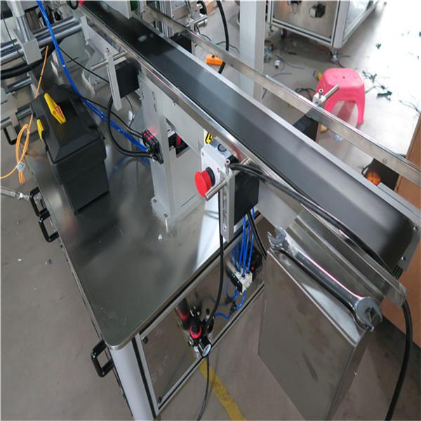 เครื่องติดฉลากขวดสี่เหลี่ยม, เครื่องติดฉลากขวดสองด้าน