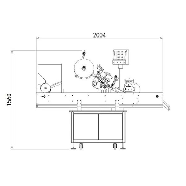 เครื่องติดฉลากขวดอัตโนมัติความเร็วสูงสำหรับขวดขนาดเล็ก