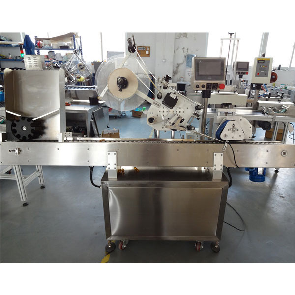 Plc Control Economy เครื่องติดฉลากแนวนอนขวดอัตโนมัติสำหรับขวดขนาดเล็ก