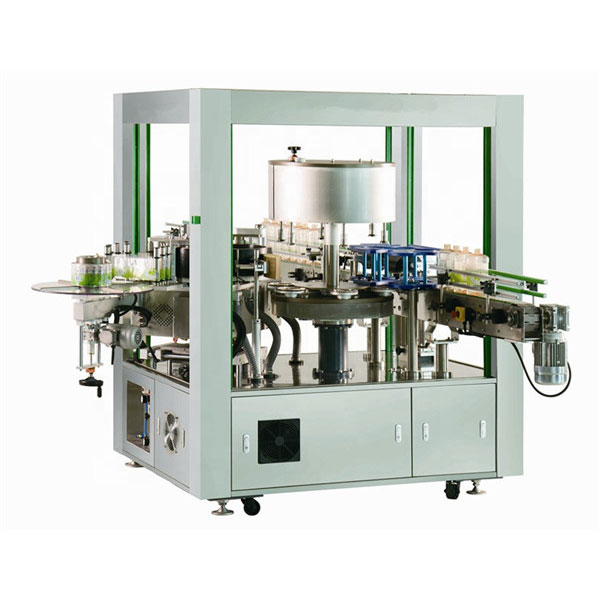 เครื่องติดฉลากแบบหมุนด้านหน้าและด้านหลัง