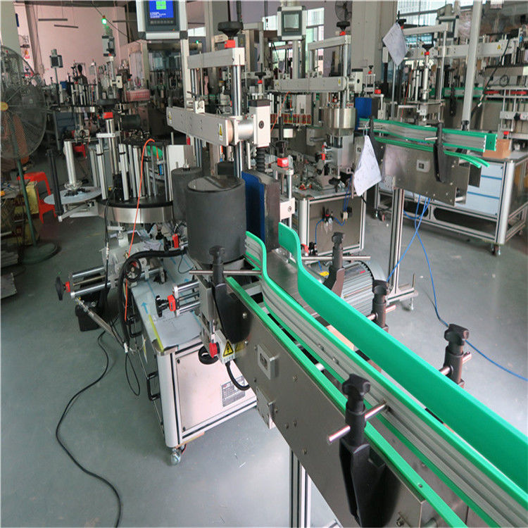 เครื่องติดฉลากขวดสติกเกอร์ติดด้วยตนเองสองด้านของจีนผู้ผลิตสูงสุด 190 มม